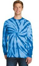 Port & Company® Adult Unisex Tie-Dye Long Sleeve 5.4-ounce 100% cotton T-shirt